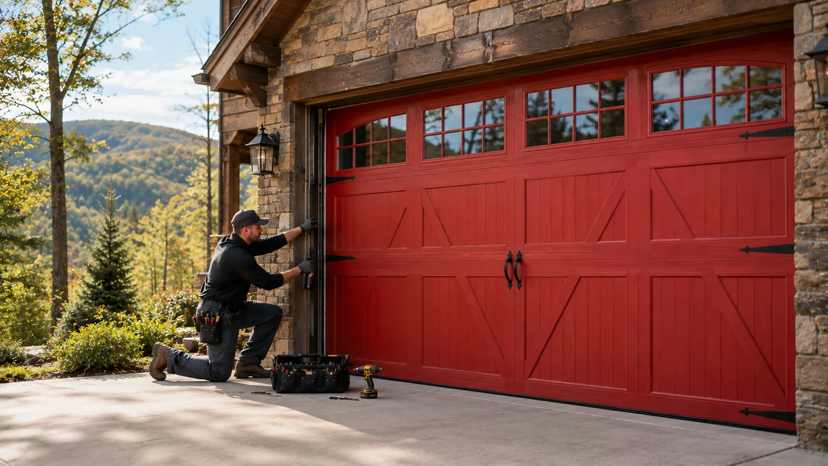 Garage Door Service for Lindstrom Homes