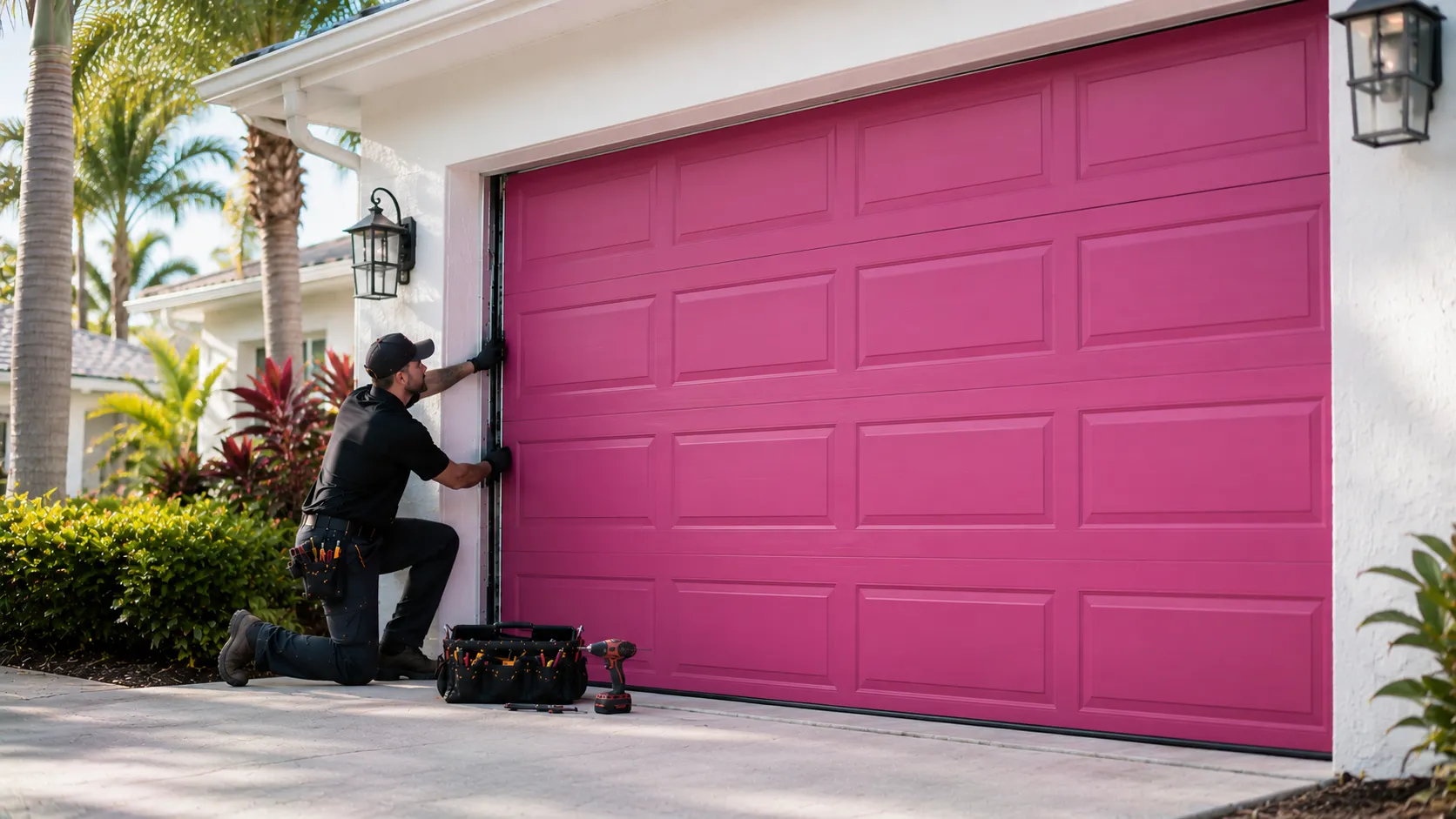 Tell us what’s wrong - Hugo garage door service