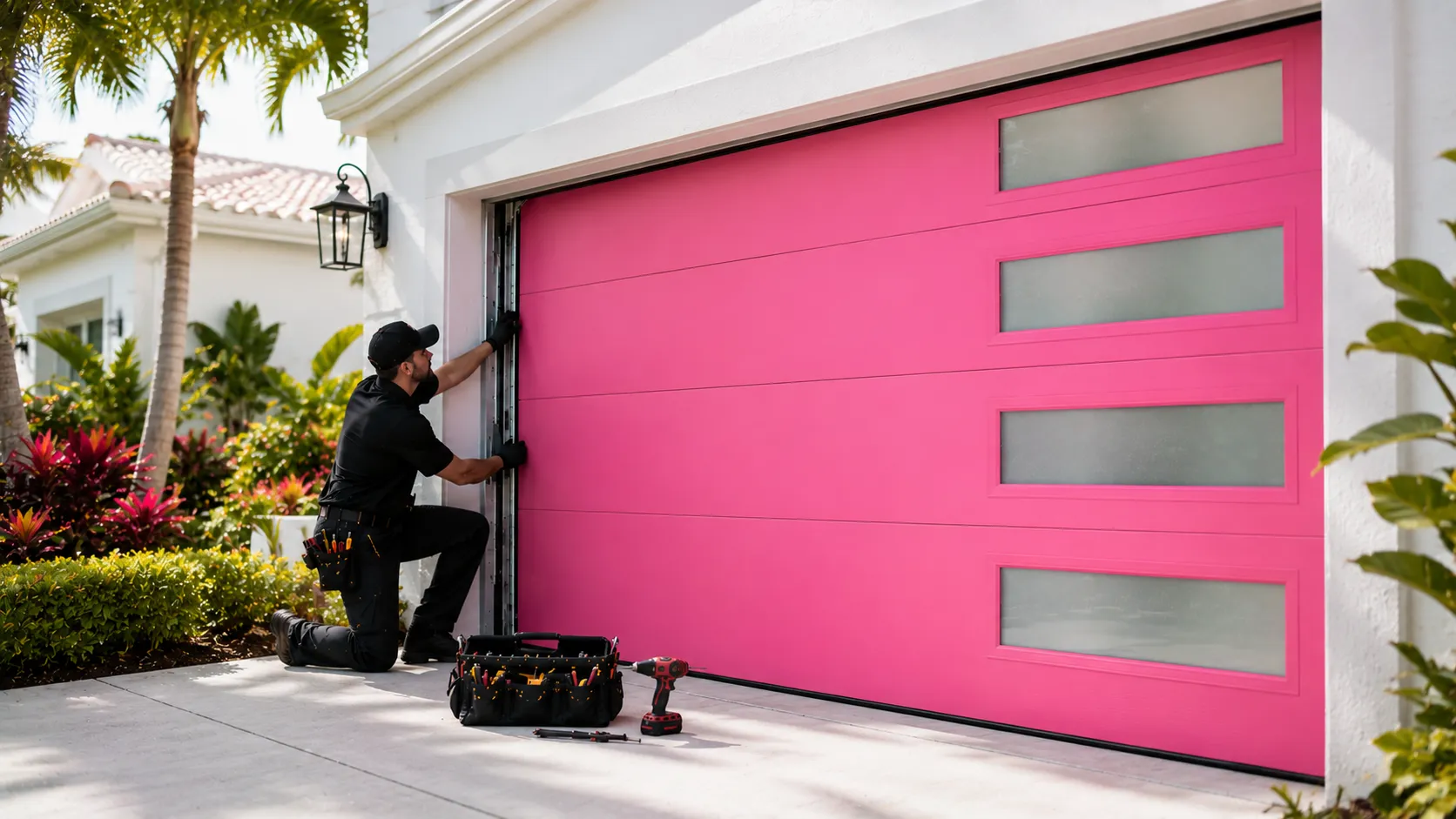 Tell us what’s wrong - Hugo garage door service