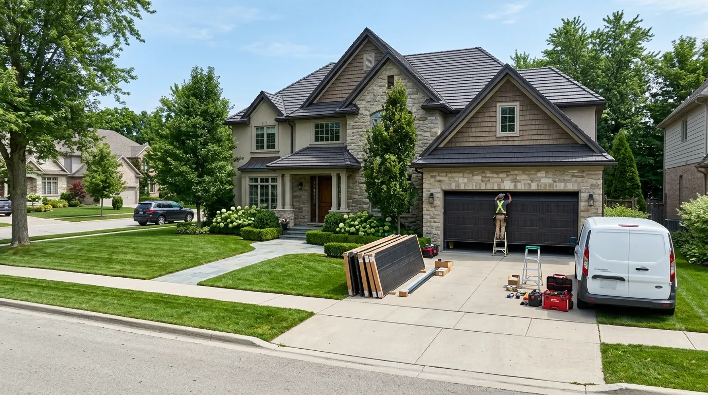 Garage Door Installation in Hugo
