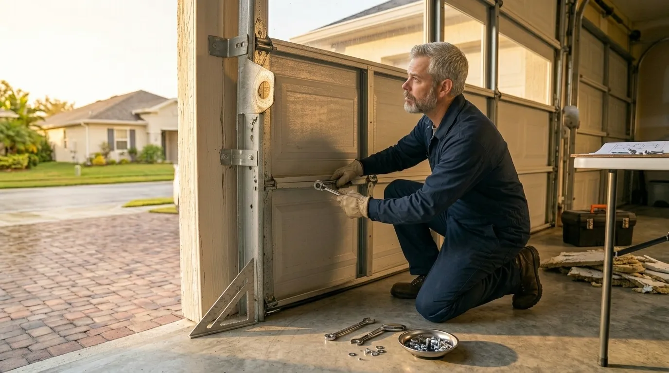 Repaired & tested - Hugo garage door service