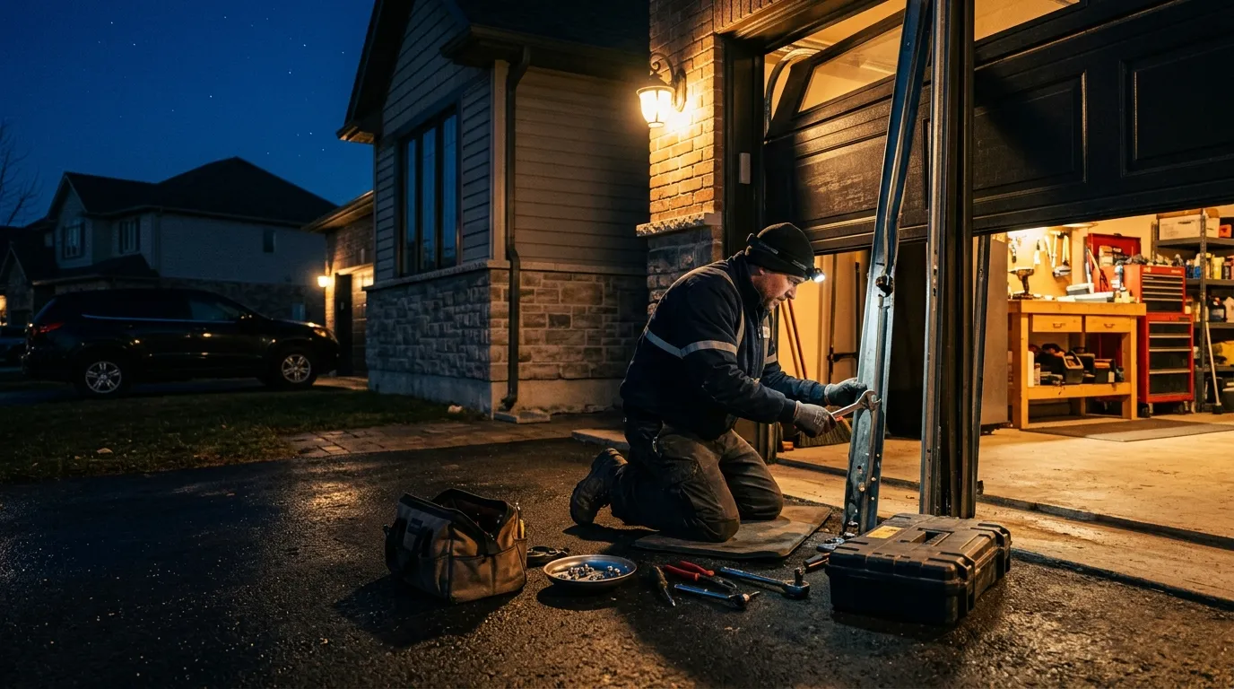 Repaired & tested - Hugo garage door service