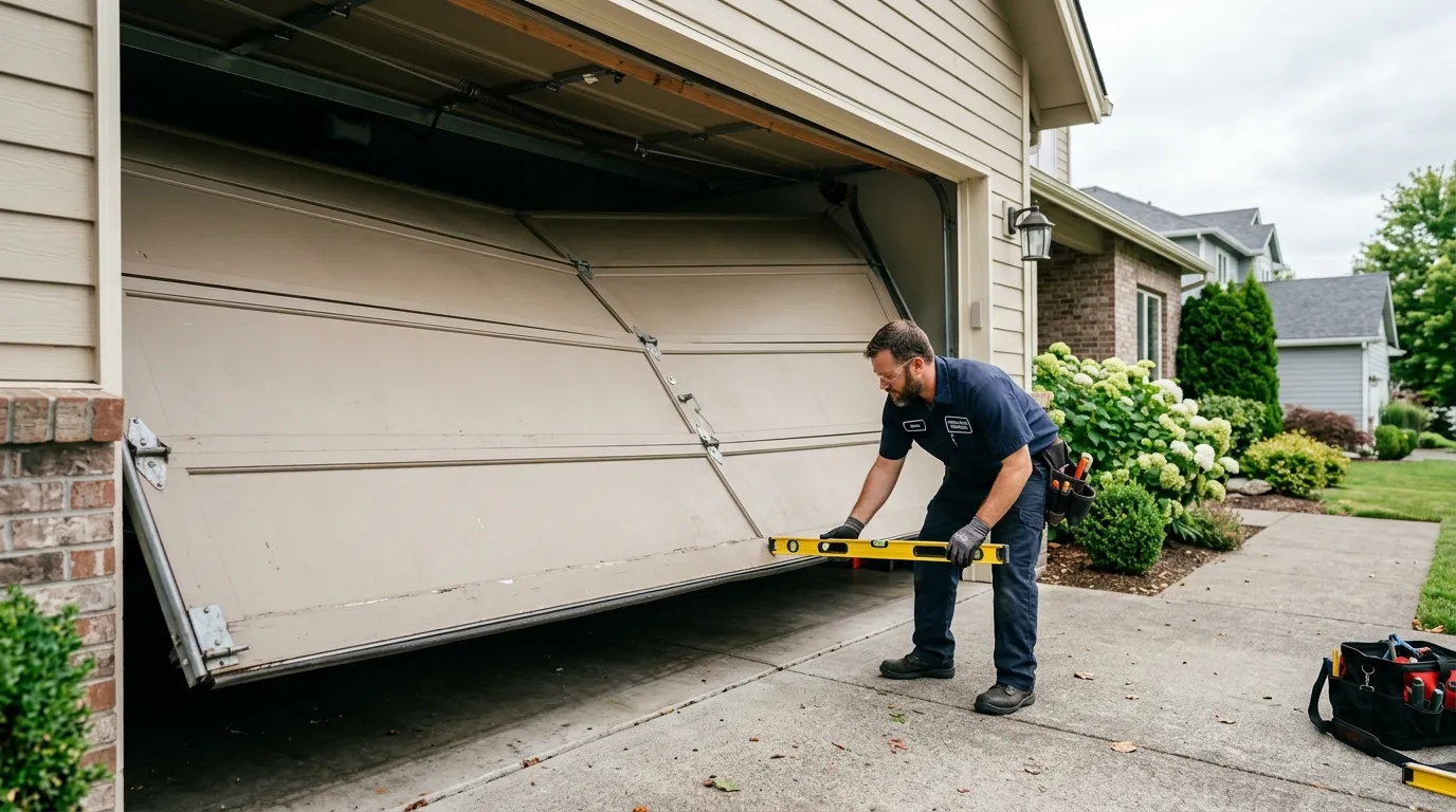 Repaired & tested - Hugo garage door service