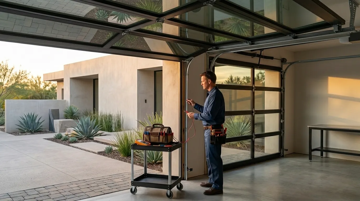On-site diagnosis - Hugo garage door service