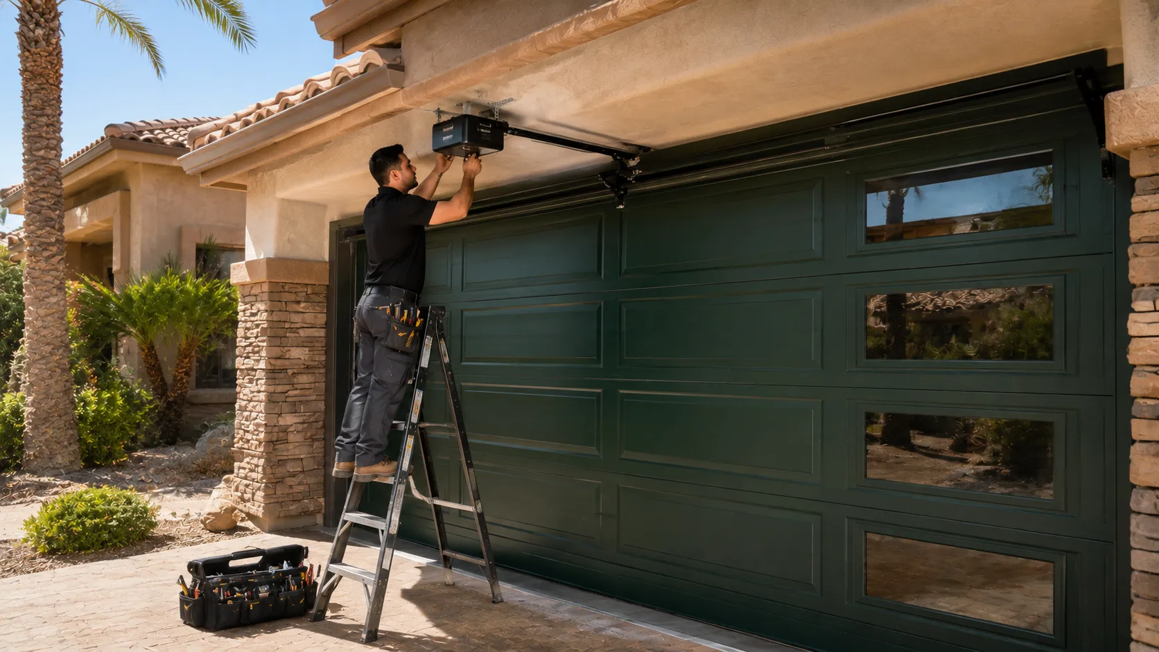 Roller Replacement for North Oaks' 1980s Garage Doors